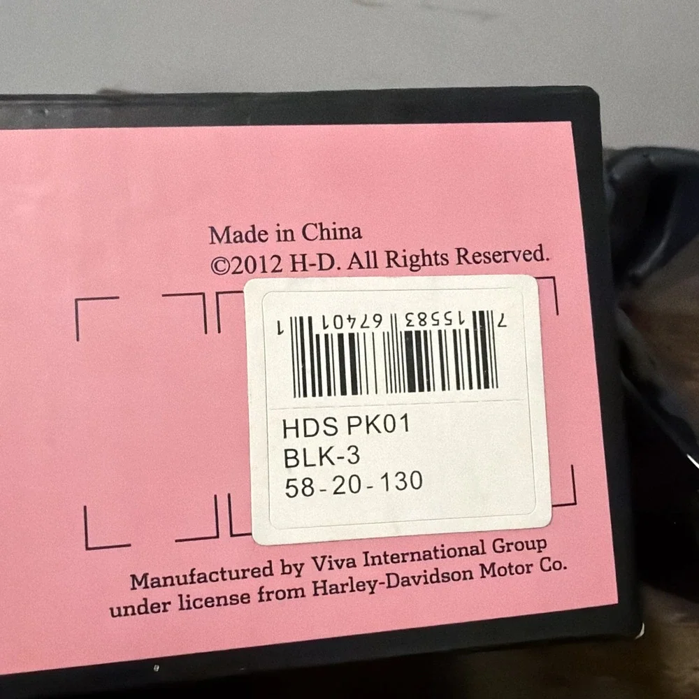 NEW Harley-Davidson Women's Pink & Black HDS PK01 Padded Goggles/Sunglasses